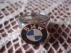 Bmw  Logo Silver Chrome Ring  9 Nos Hi- Quality Class