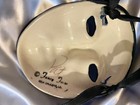 Beautiful Vintage Mardi Gras Ceramic Mask Decor Signed By Artistfancy Faces