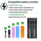 18650 Battery Charger For 3 7v 3 6v Li-ion Batteries 26650 18650 21700 14500    