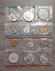1964 P   D Us Mint Set Uncirculated 10 Coins W  90  Silver Ogp Envelope