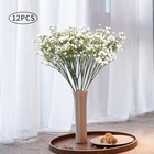 12pcs Long Stem Artificial Baby Breath Flowers Fake Real Touch Gypsophila Decor