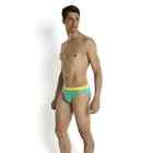 Speedo Essential Logo 7cm Men s Swim Trunks Brief Swim Brief - Green yellow