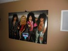 Vintage Vinnie Vincent Invasion Poster 23 X 35 Out Of Print Kiss
