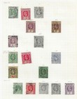 Nigeria Kgv-qeii Mint And Used Collection On Leaves - 39686