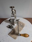 Vintage Universal Food   Meat Chopper Grinder Cast Iron Hand Crank