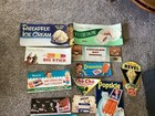 20 Vtg Ice Cream Popcicle Dessert Poster Lithograph Advertising 1940s-70s Lot  2