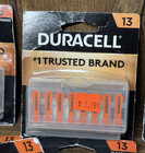 New  lot Of 17  Duracell Size 13 Hearing Aid Batteries 16-pack   272 Total
