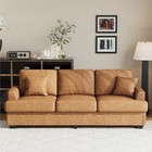 3-seater Sofa Couch 86   Faux Leather Sofa Couch Modern Sofa For Living Room Pil