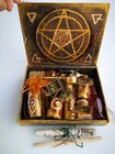 Box Witchcraft Kit Starter Ritual Magic Wicca Pagan Altar Witch Spell Curse Lot