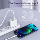 Iphone 16 15 13 12 11  20w Fast Charger Block Usb Type C Wall Power Adapter Lot