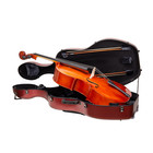 Crossrock Poly Carbon Case Fits 4 4 Full Size Cello-with Wheels   straps-red