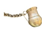 Sterling Silver Miniature Pictcher With Short Chain 