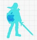 Zelda Link Vinyl Sticker Decal Macbook Pro Window Laptop Usa Gamer Nerd Nintendo