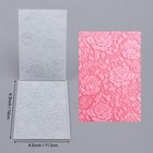 3d Embossing Folder Floral Pattern Plastic Flower Theme For Diy Scrapbooking