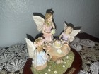 Beautiful  The Fairy Teaparty By Dezine 1999  5861 Repainted 