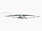 Vintage Justrite Metal Tatting Shuttle For Lacemaking 3  Long