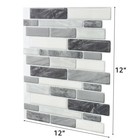 10 Pck 12x12 Peel And Stick Backsplash Kitchen Bathroom Mosaic Tiles Wall Decor
