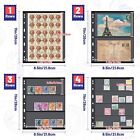 20 Sheets Stamp Pages Collector Stamp Collecting Album Binder Standard 9 Hole   