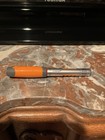 Rotring Core Rollerball Ink Pen Silver Gray Orange Clip Germany Collector
