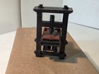 Vintage Printing Press Miniature Die Cast Metal Pencil Sharpener Hong Kong