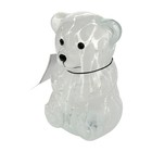 Gummy Bear Glass Lamp Light Up White Teddy 6 5  Figurine Murano Night Light New