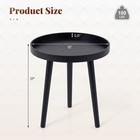 Round Side Table Sofa Coffee End Accent Table Nightstand Home Furniture