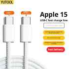 Oem Spec Usb-c Fast Charger For Iphone 16 15 Pro Max Plus Type C Cable Lot