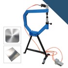 Pneumatic Planishing Hammer 4  Throat Polisher W  Cast-iron Stand 1  2  3  Anvil