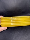 Vintage Lucite Dresser Vanity Tray   Cocktail Art Deco Set Of 6 Yellow