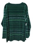 Vintage Russ Liz Claiborne Woman s Holiday Crushed Velvet Sweater Size Xl 16 18