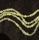 50 Pieces Czech Yellow Vaseline uranium Glass Beads 4mm Cubes