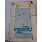 Vintage Noaa Nautical Charts New Jersey Intracoastal Waterway 1978 1981 Lot Of 3