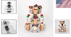 Versatile 3-tier Cake Stand - Easy Assembly Silver Holder For Dessert Tables