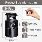 20 Pcs Plastic Cord Locks cord Lock For Paracord drawstring shoelaces