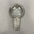 Vintage Antique Metal Magnifying Glass 5  X 2 3 4 