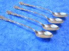 Strasbourg By Gorham 4 Sterling Silver Ice Tea Spoons 7 5 8 Never Used