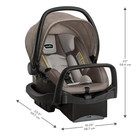 Evenflo Pivot Modular Travel System W litemax casual Gray   new In Damaged Box 
