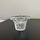 Kig Crystal Candle Holder 2 Inch Indonesia Vintage