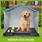 28 5  Plastic Dog House Outdoor Pet Puppy Kennel Weather   Water Resistant