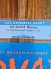 Nirvana 1993 1st First Print 3d Concert Poster Cgc 9 4 Oakland Butthole Surfers
