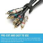 25 Velcro   Brand One-wrap Thin Cable Ties Reusable Straps Organizer Black Light