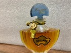Vintage 1960 s Shalimar Extrait Full  1 3 Oz Blue Glass Stopper- See Description