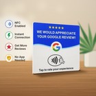 5 Pack Google Nfc Tap Review Card - Easy Set Up - Adhesive Back Side - No App