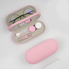 Eyeglass Case Double Sided Travel Size Portable Contact Lens Box 2 In 1   Multif