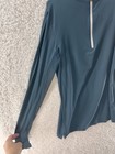 Tailored Sportsman Top Womens Xs Riding Equestrian 1 4 Zip Long Sleeve Blue