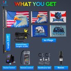 3ft Rgb Spiral Led Whip Lights Antenna Chasing W app   Remote For Can-am Atv Utv