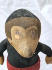 Antique 1930 s Knickerbocker Mickey Mouse Plush Doll 11  Vtg Walt Disney For Tlc