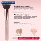 14 Pcs Pink Makeup Brush Set  Professional Synthetic Foundation Concealer Powder