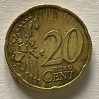 20 Cent     2002j     Germany     Radiant Ring     Misprint     Euro Coin     Rare
