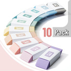 - Pencil Erasers  10 Pack  Morandi Colors   Soft Rubber Pencil Erasers